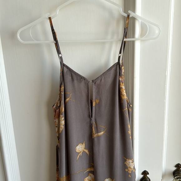 Feeling Freesia grey floral dress Lulus - Picture 6 of 6